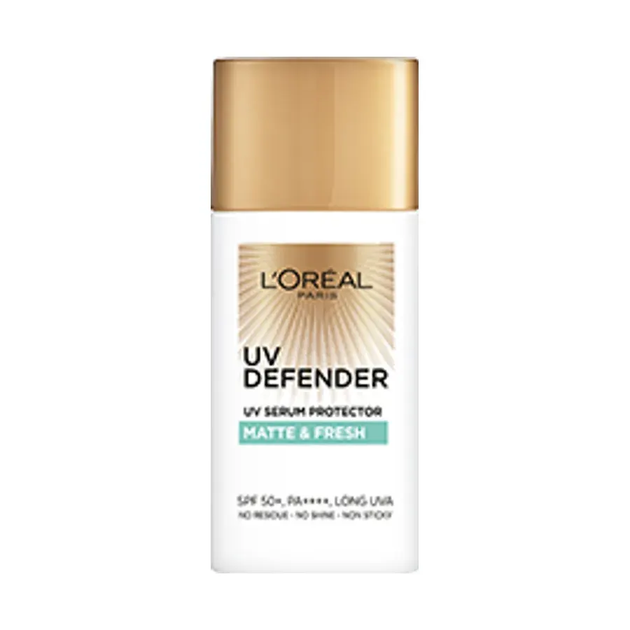 L'Oréal Paris UV Defender Serum Protector Sunscreen Matte and Fresh UV Defender Serum Protector Matte and Fresh 50 ml