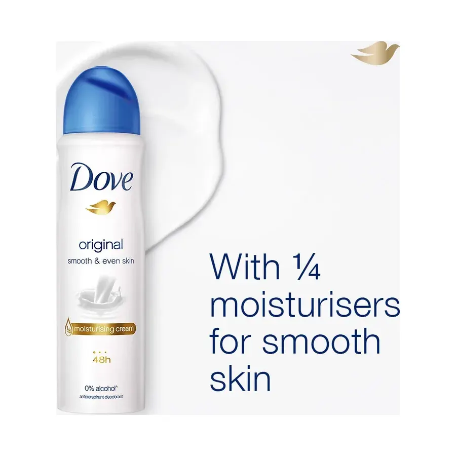 Dove Antiperspirant Deodorant, Original, Women Antiperspirant Deodorant Original Women 150ml