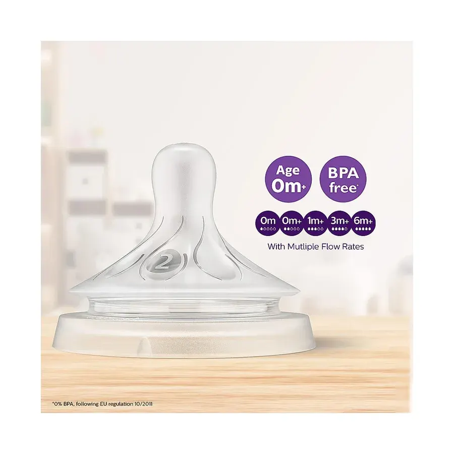 Philips Avent Natural Response Teat Newborn Flow 2 SCY962/02