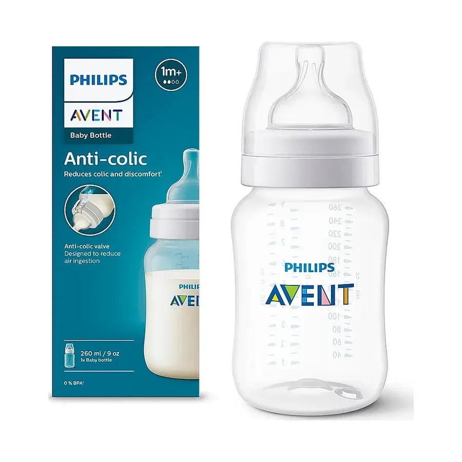 Philips Avent Anti Colic Feeding Bottle 1m+ 260ml SCY103/10