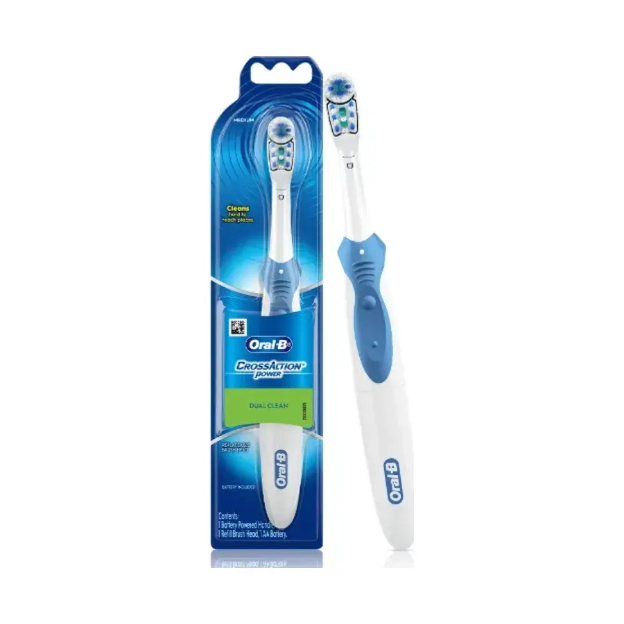 Oral-B CrossAction battery power toothbrush, soft B1010