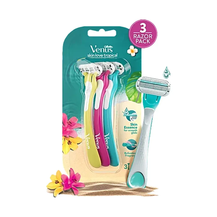 Gillette Venus Venus Skin Love razors, pack of 3 Venus Skin Love 3s