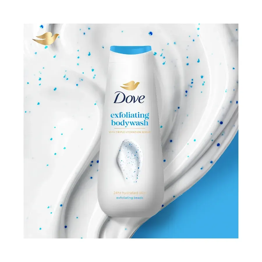 Dove Exfoliating Body Wash with Triple Hydration Serum Exfoliating Body Wash with Triple Hydration Serum