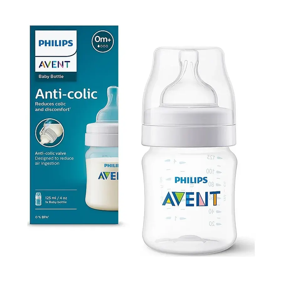 Philips Avent Anti Colic Feeding Bottle Newborn 125ml SCY100/10