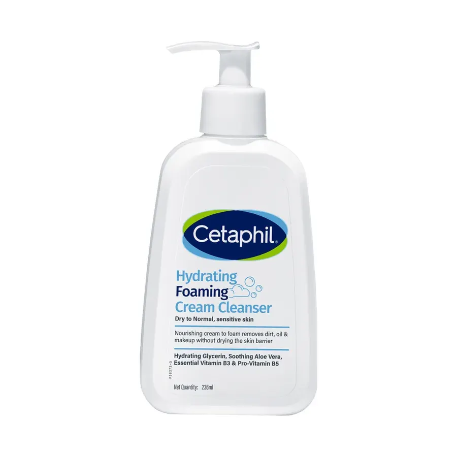 Cetaphil Hydrating Foaming Cream Cleanser Hydrating Foaming Cream Cleanser 236 ml