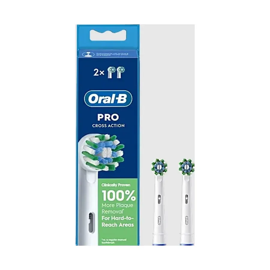 Oral-B CrossAction replacement heads, pack of 2 EB50RX-2