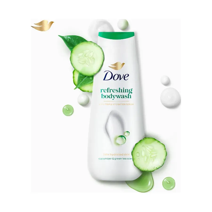 Dove Refreshing Body Wash with Cucumber and Green Tea Scent Refreshing Body Wash with Cucumber and Green Tea Scent