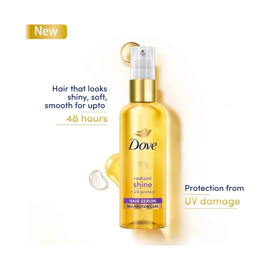Dove Radiant Shine + UV Protect Hair Serum Radiant Shine + UV Protect Hair Serum