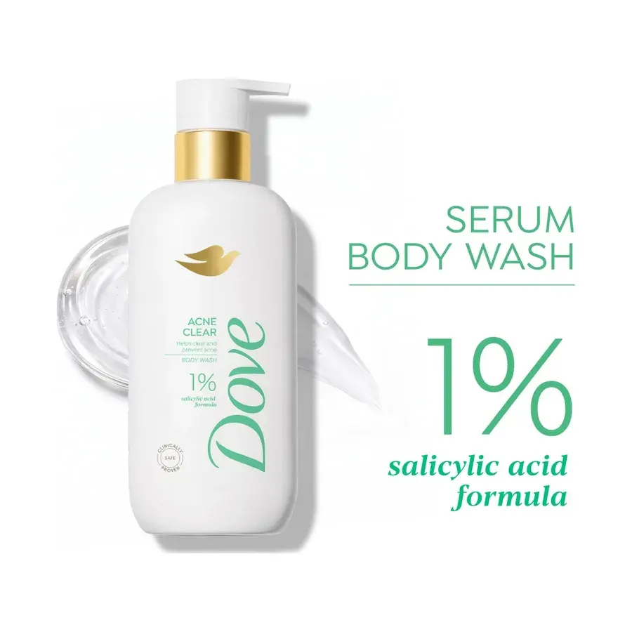Dove Acne Clear Body Wash with 1% Salicylic Acid Acne Clear Body Wash with 1% Salicylic Acid