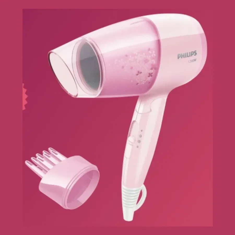 Philips Hair Dryer 1200 W with brush diffuser BHC017/00