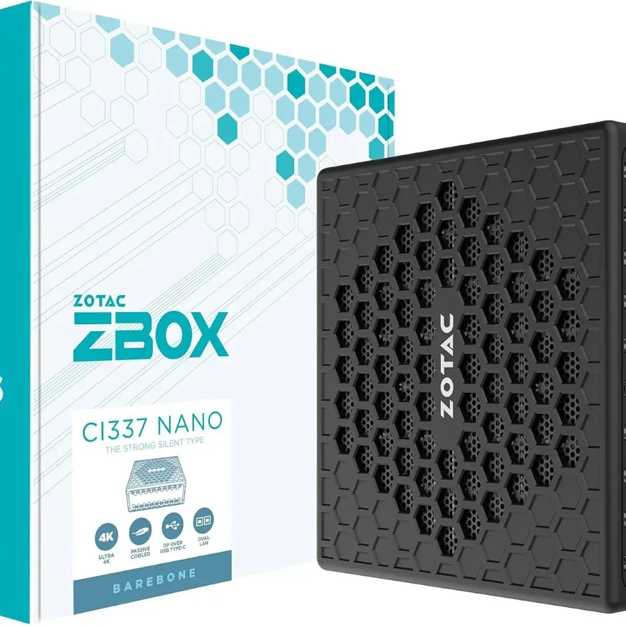 Zotac ZBOX CI337 nano fanless mini PC (barebone) ZBOX-CI337NANO-U