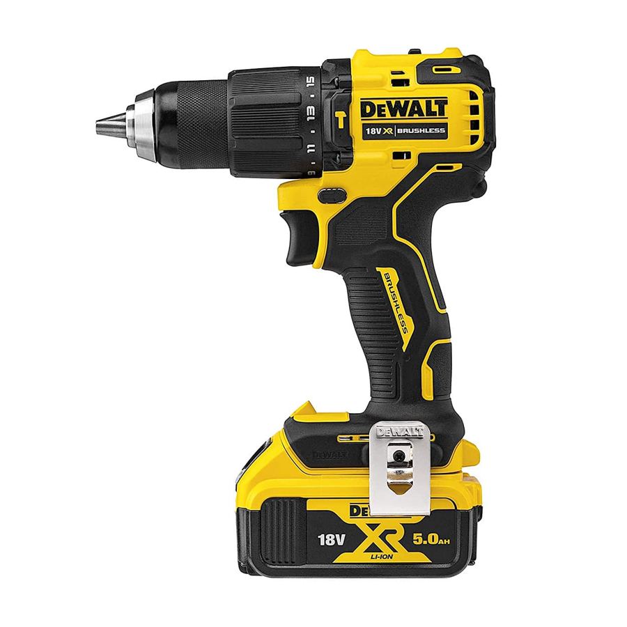 DeWalt DCD709S2T 18V brushless compact hammer drill driver kit DCD709S2T-QW