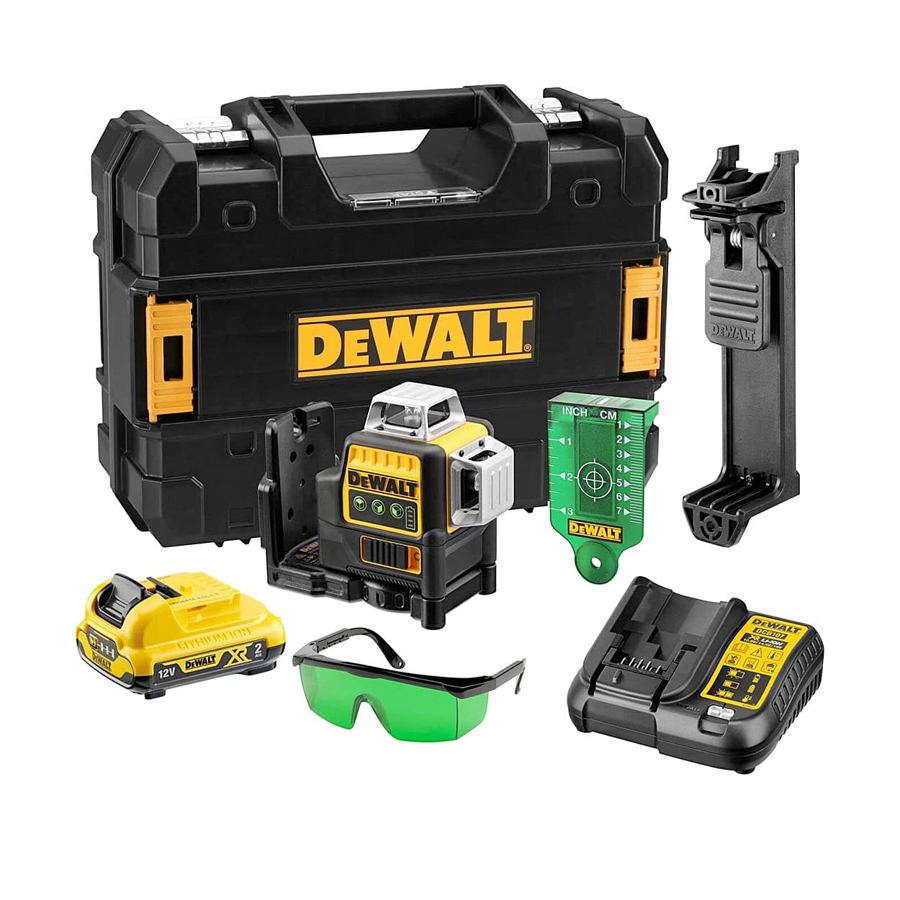 DeWalt DCE089D1G 12V 3x360 multi-line laser, green DCE089D1G-QW