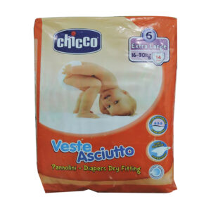 Chicco Extra Large Diapers - Pack of 14 Diapers - Veste Asciutto - P/C - 1309