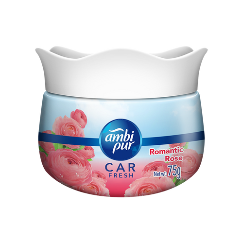 Ambi Pur Car Freshener Gel Pack of 3 – 75g each Refreshing Lemon , Relaxing Lavender , Romantic Rose - Image 2