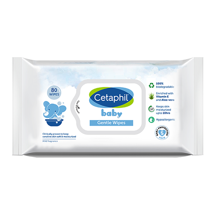CETAPHIL BABY GENTLE WIPES - 80S