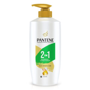 Pantene 2 in 1 Silky Smooth Care Shampoo + Conditioner, 650 ml