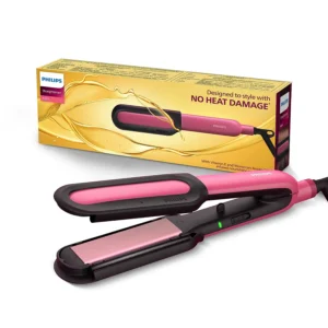 NourishCare India’s First Hair Straightener designed for No Heat Damage I Uniquely designed NourishCare & SilkProtectCare for Styling with heat protection | BHS522/00