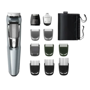 All in One Trimmer | 11 in 1 for Face, Head and Body | 75 Mins Run Time with Quick Charge | MG3760/33