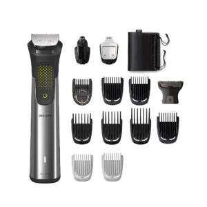 All in One Trimmer I 15 in 1 for Face, Head and Body I Premium Stainless Steel Ultimate Precision Trimm