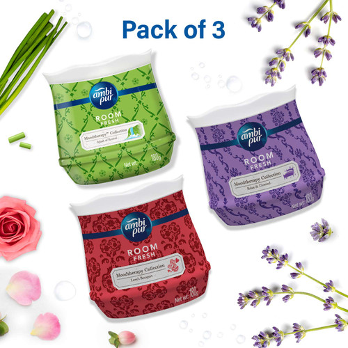 Ambi Pur Moodtherapy Collection Home Gel Relax and Unwind and Loves Bouquet Pack of 2 - Image 2