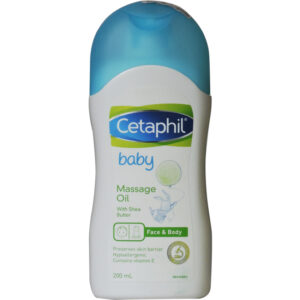 Cetaphil Baby Massage Oil - Pet Bottle of 200ml - Shea Butter - P/C - 1500