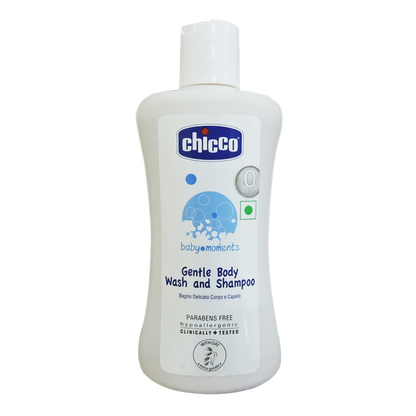 Chicco Baby Moments - Bottel of 500ml - Gentle Body Wash & Shampoo - P/C - 3678