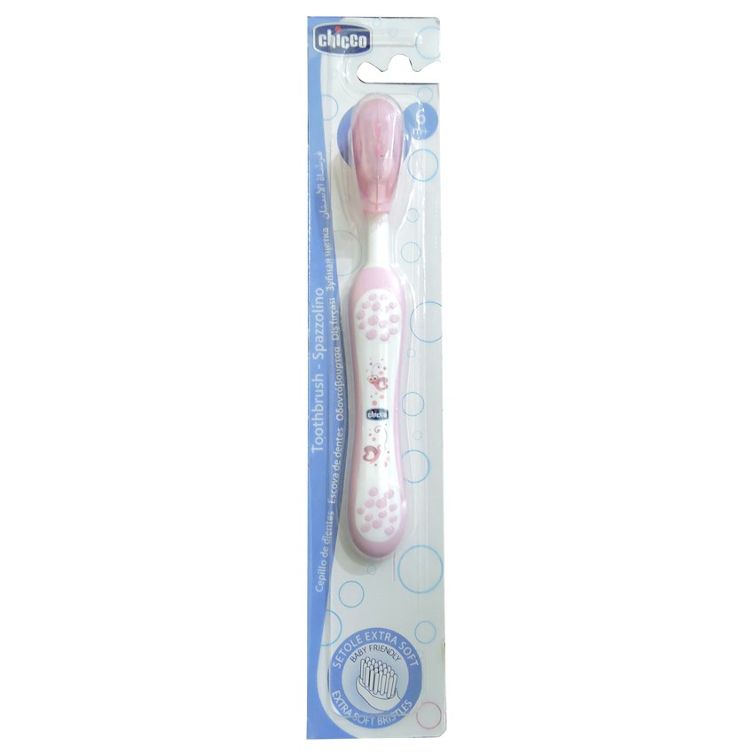 Chicco Toothbrush - Pack of 1 - Spazzolino Pink - P/C - 3162