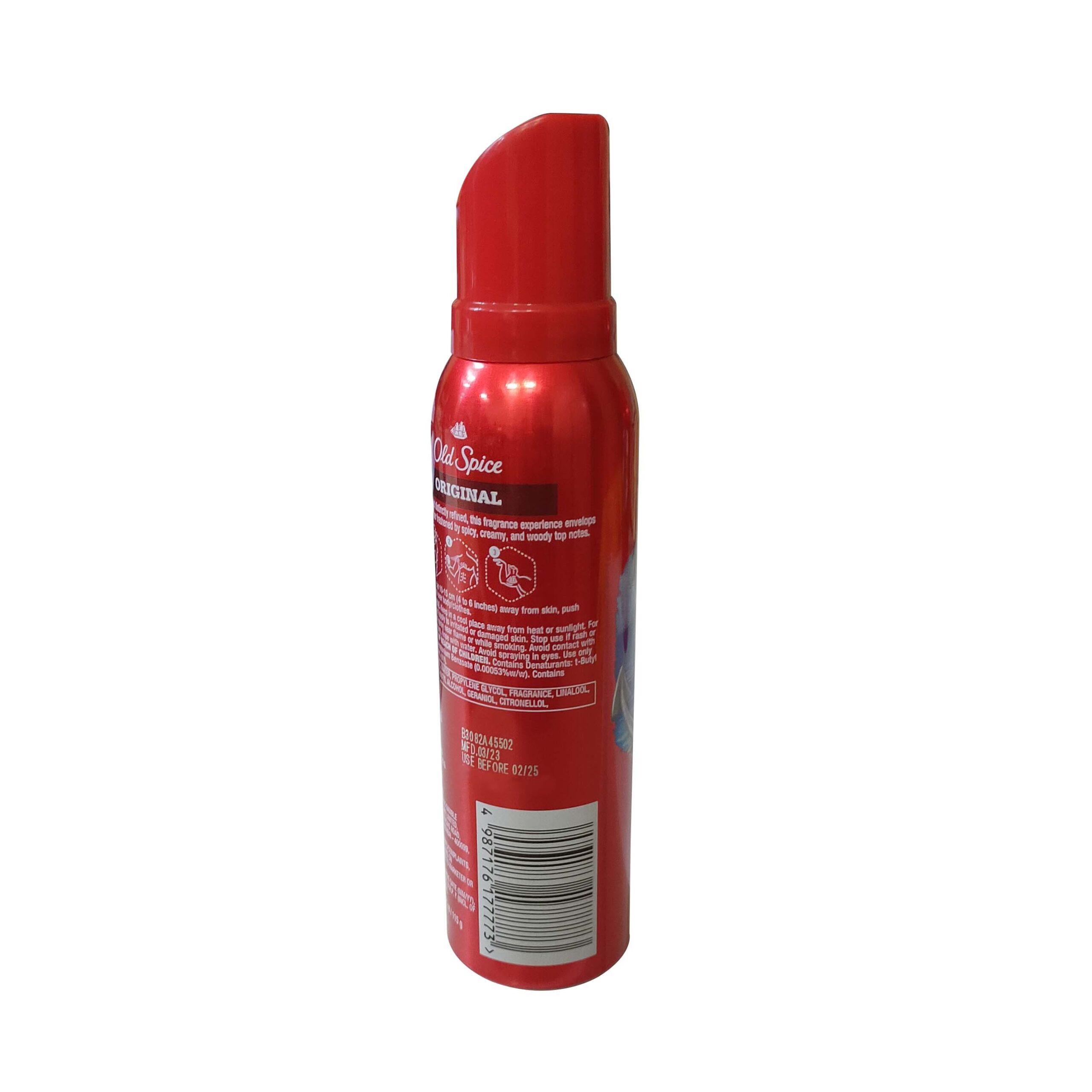 Old Spice Deodorant Spray - CAN of 140ml - Original - P/C - 1588 - Image 3