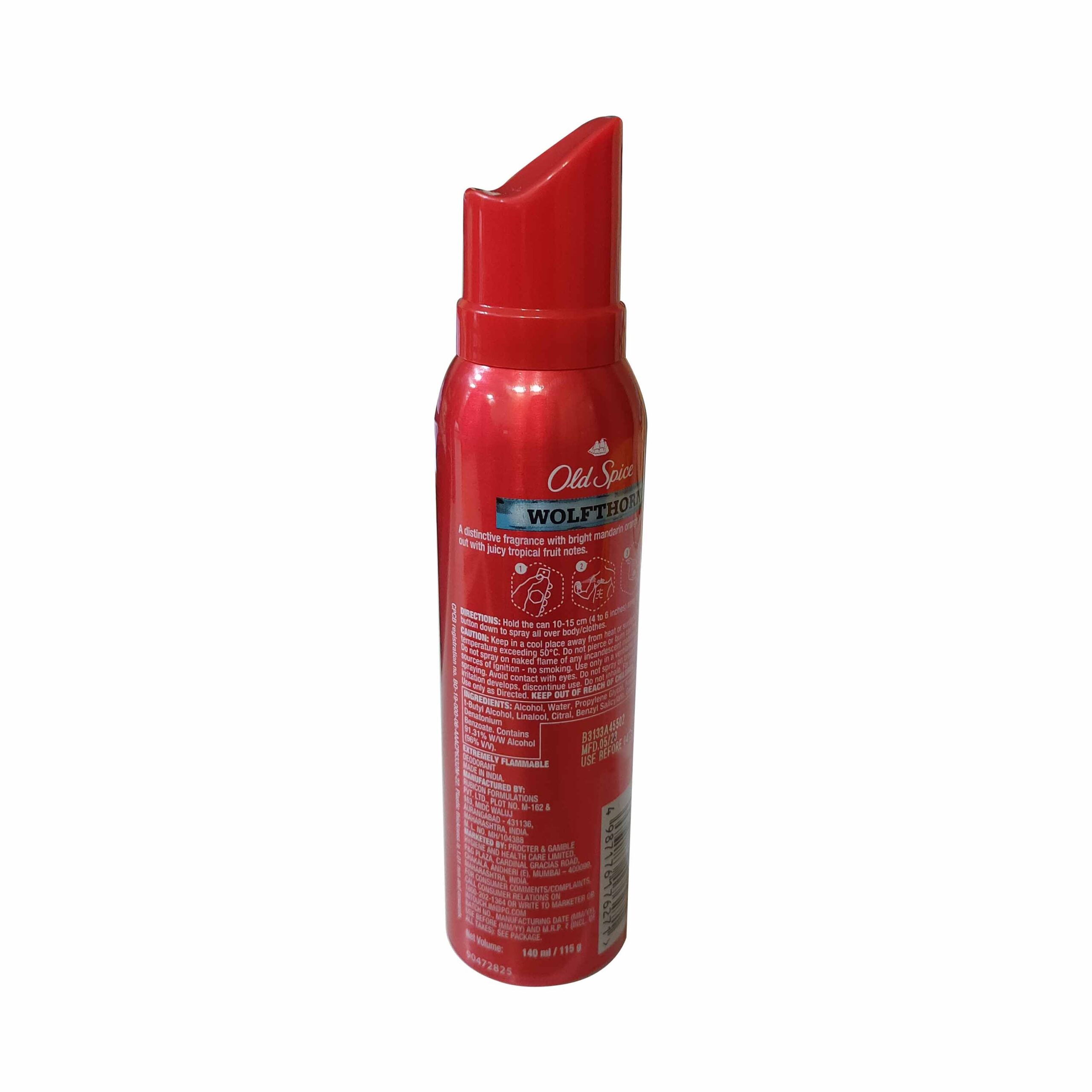 Old Spice Deodorant Spray - CAN of 140ml - Wolfthorn - P/C - 3991 - Image 3