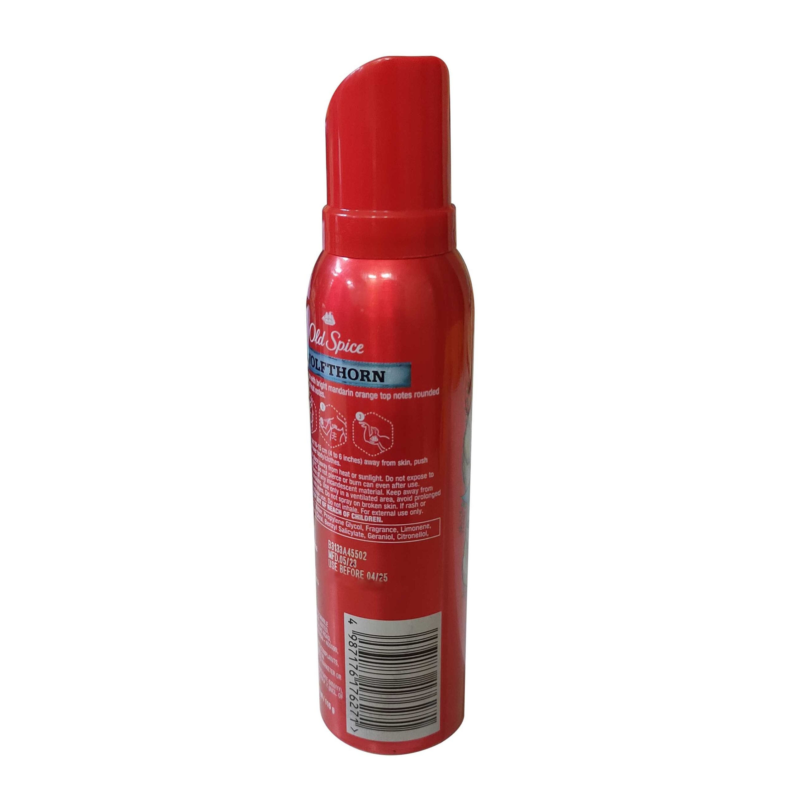 Old Spice Deodorant Spray - CAN of 140ml - Wolfthorn - P/C - 3991 - Image 4