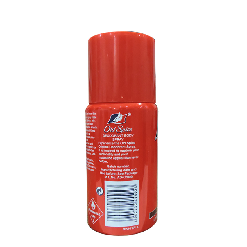 Old Spice Deodorant Body Spray - Can of 150 ml - Original - P/C - 15 - Image 3