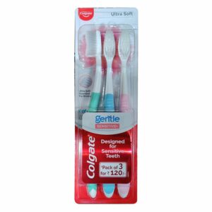 Colgate Toothbrush - Gentle Sensitive - Pack of 3’s - Ultra Soft - P/C - 4966
