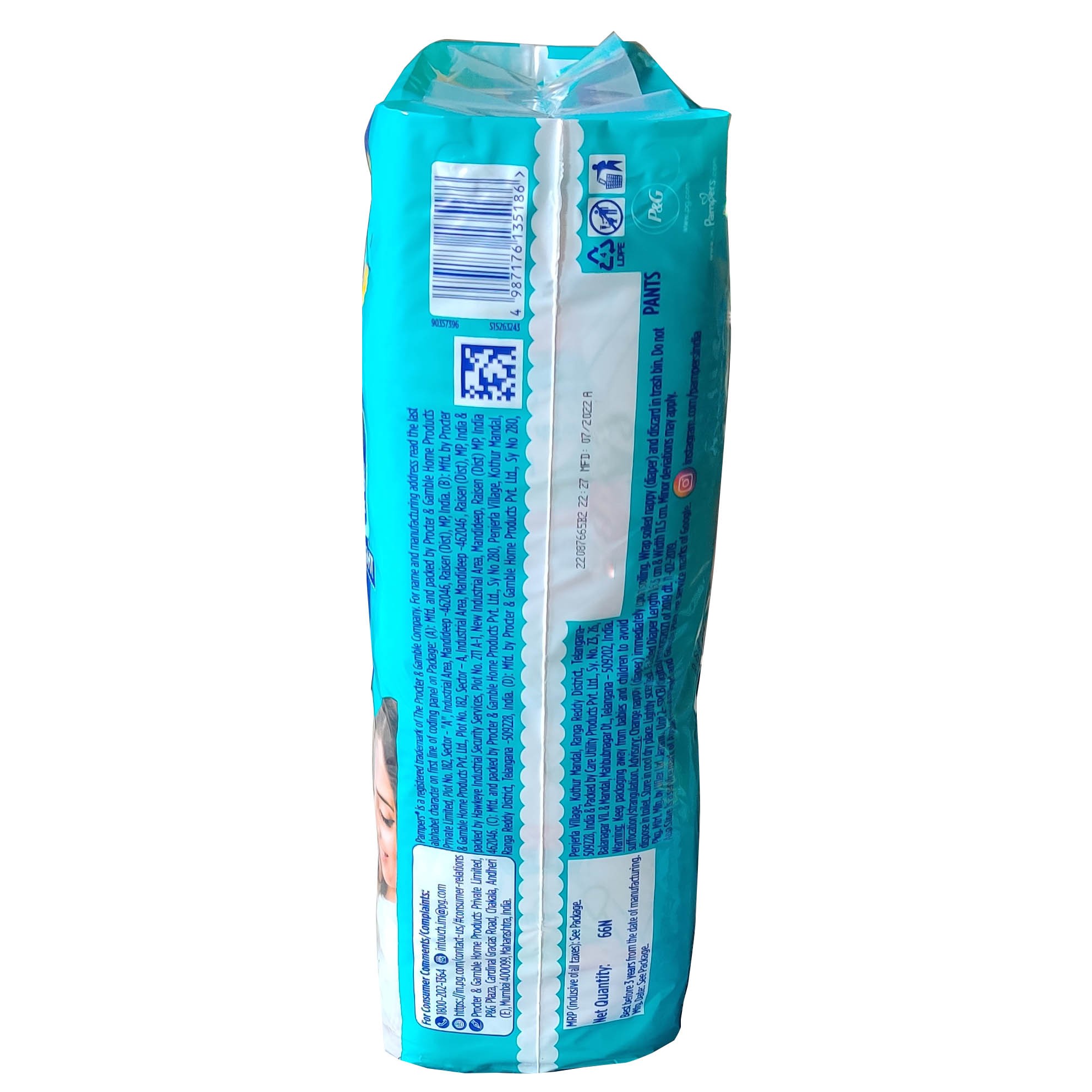 Pampers Pants - NB - Pack of 66's (New Baby) - P/C 4066 - Image 4