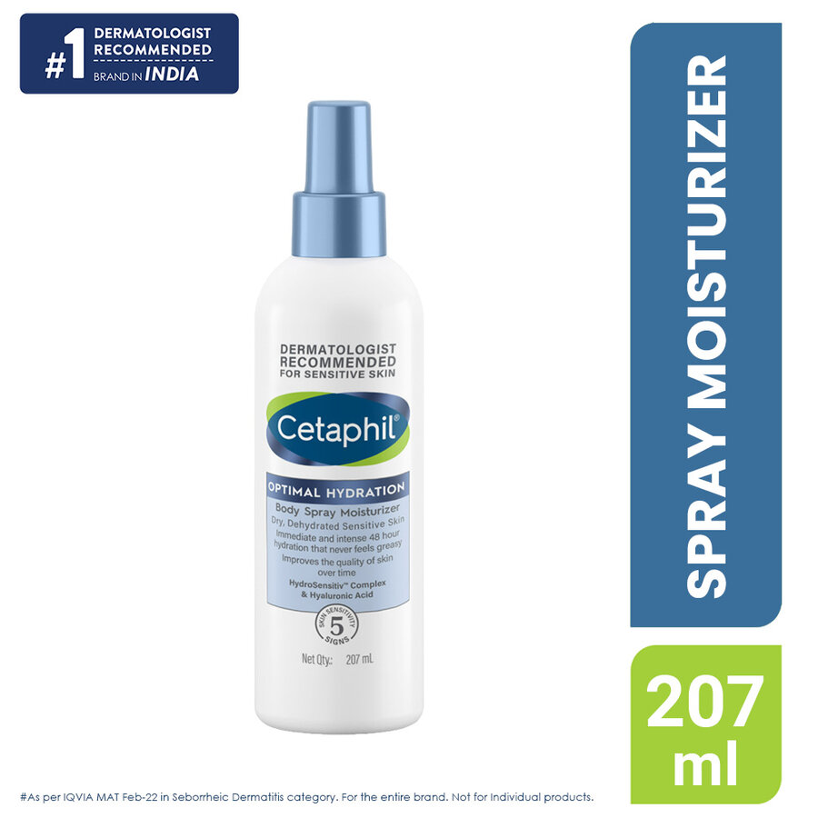 CETAPHIL OPTIMAL HYDRATION BODY SPRAY MOISTURIZER - Image 3