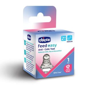 Chicco Feed Easy Teat (2m+, Medium) (2 Pcs)