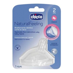 Chicco Naturalfeeling Teat (2m+, Medium) (1 Pcs)