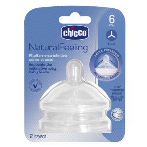 Chicco Naturalfeeling Teat (6m+, Food)