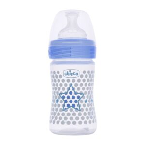 Chicco WellBeing Feeding Bottle (150ml, Slow) (Blue)
