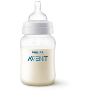 Philips Avent Anti Colic Feeding Bottle for Babies aged 1 month and above | 260ml | Pack of 1 | BPA Free | SCY103/10