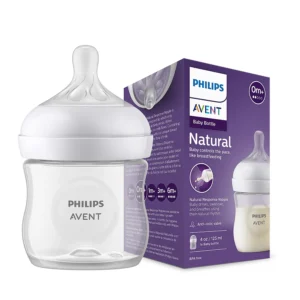 Philips Avent Natural Response Feeding Bottle for Newborn Babies | 125ml | Pack of 1 | | BPA Free | SCY900/01