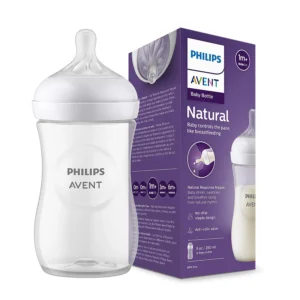 Philips Avent Natural Response Feeding Bottle for Babies aged 3 to 6 months | 260ml | BPA Free | SCY903/01