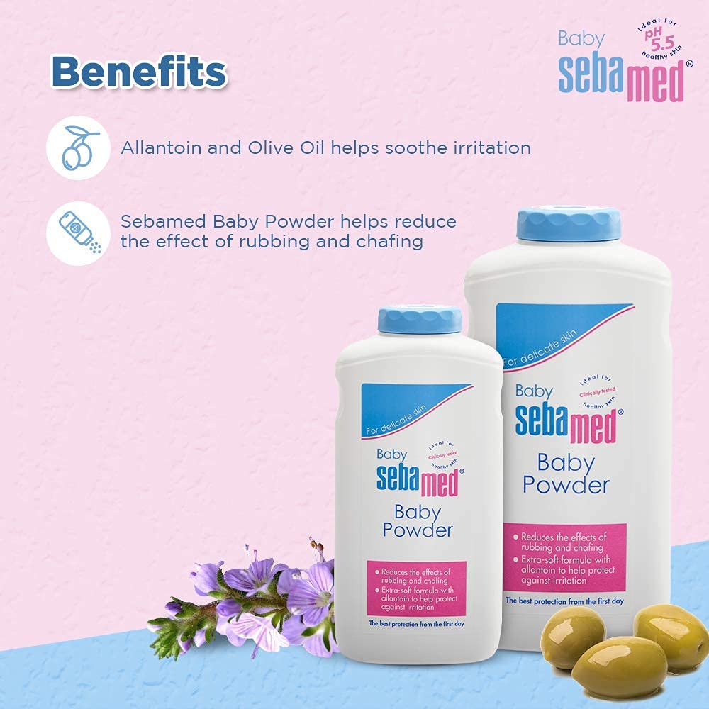 Sebamed Baby Powder 400g |With Olive Oil and Allantoin| For delicate skin - Image 4
