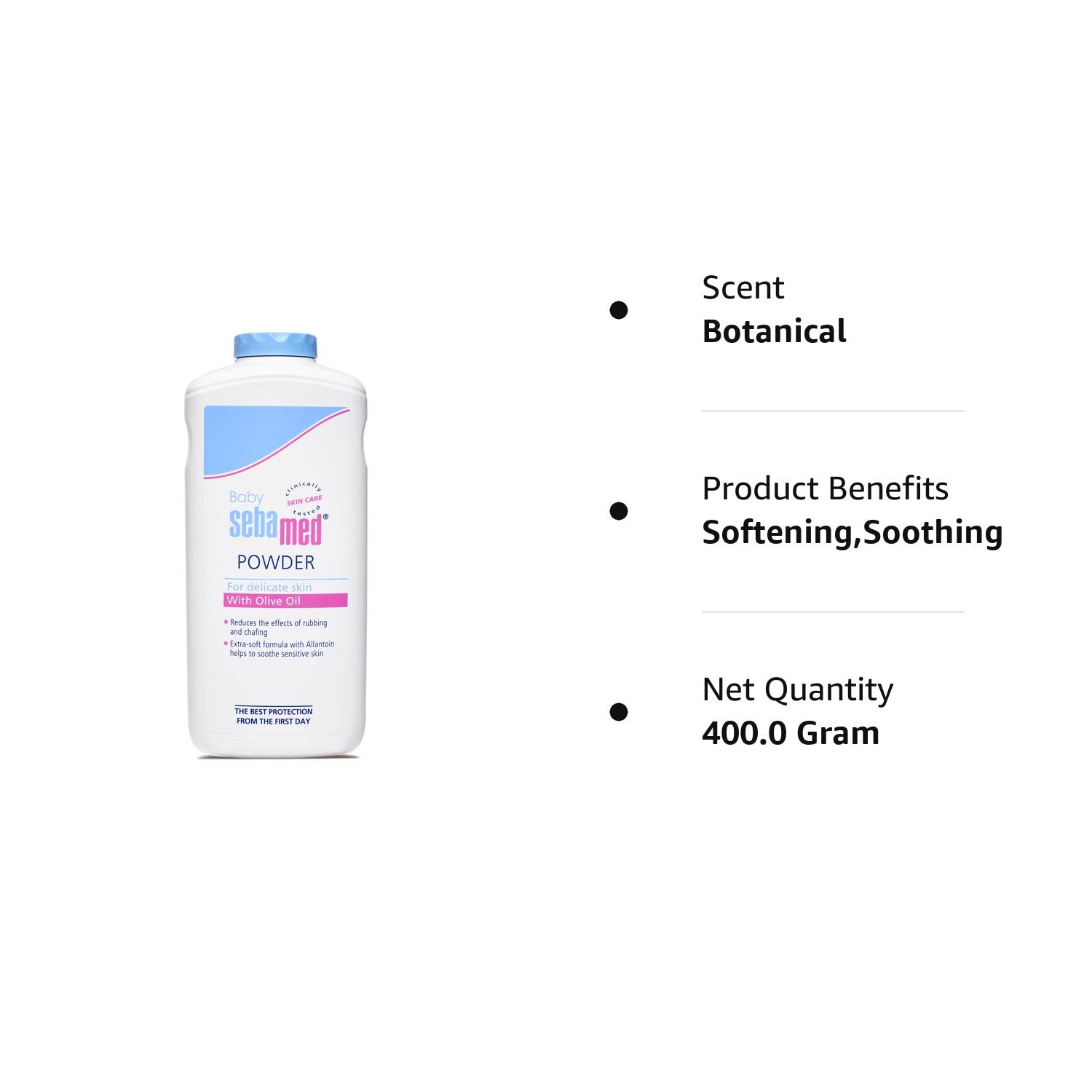 Sebamed Baby Powder 400g |With Olive Oil and Allantoin| For delicate skin - Image 5