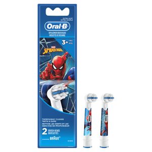 Oral-B Kids Replacement Heads with Marvel Spider-Man Characters (2 Brush Heads)