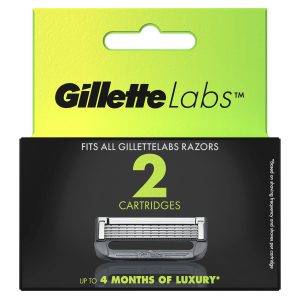 Gillette Labs Shaving Blades for Men – Pack of 2 Cartridges
