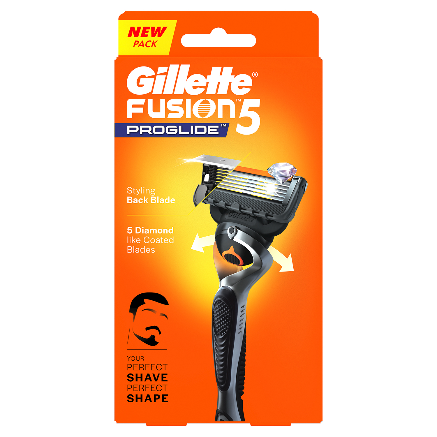 Gillette Fusion Proglide - Flexball Manual Shaving Razor 1 pc - Image 2
