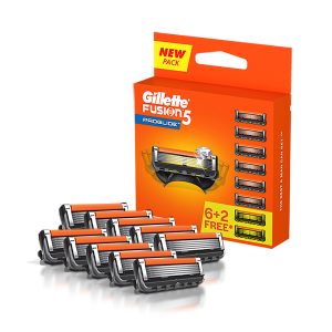 Gillette Fusion Proglide - Flexball Manual Shaving Razor Blades - 8s Pack (Cartridge)