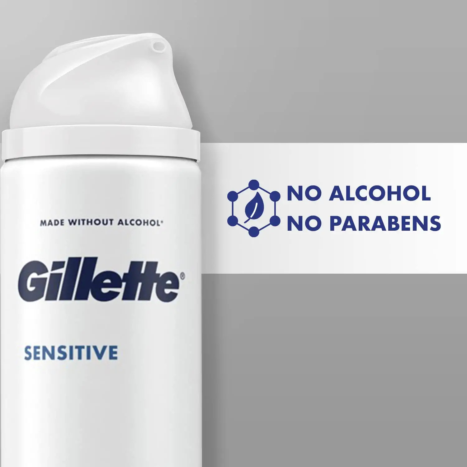 GILLETTE SENSITIVE SHAVING GEL SOOTHING WITH ALOE VERA| 195g - Image 4