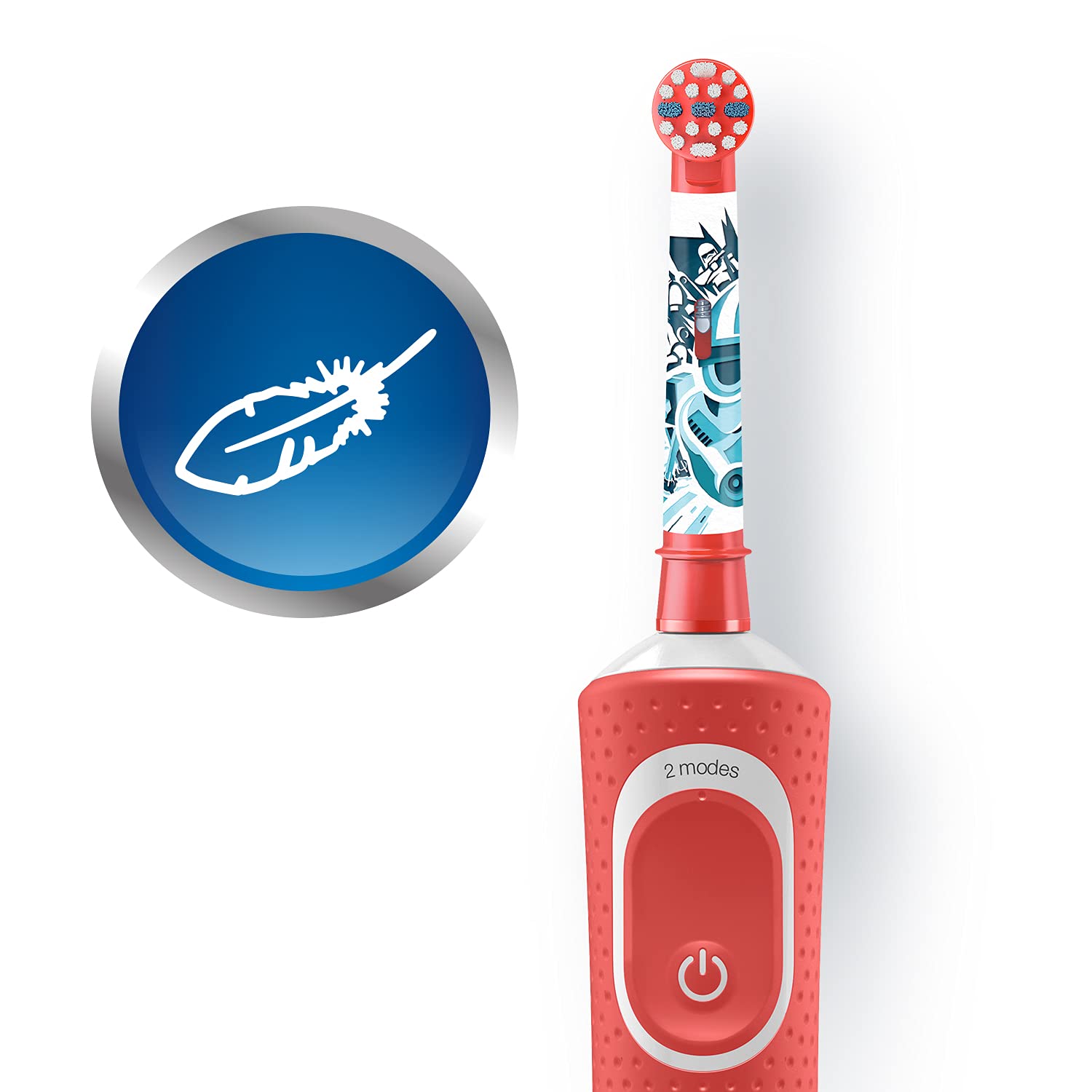 Oral B Vitality 100 Black Criss Cross Electric Rechargeable Toothbrush Powered by Braun and Oral-B Kids Electric Rechargeable Toothbrush Featuring Star Wars Characters - Image 5